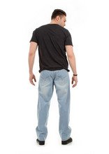 Load image into Gallery viewer, Relaxed Fit Jeans (Light Blue)
