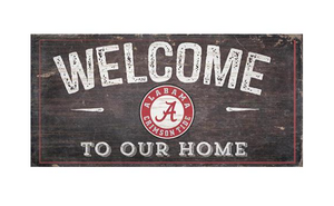 University of Alabama Welcome Distressed 6 x 12