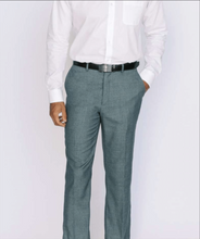 Load image into Gallery viewer, Gray Modern Fit Dress Pants