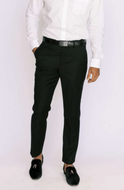 Black Slim Fit Dress Pants