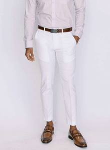 White Ultra Slim Dress Pants