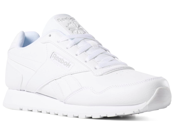 Reebok Classic White with White Sole Sneaker Tennis Shoe - Harman Run