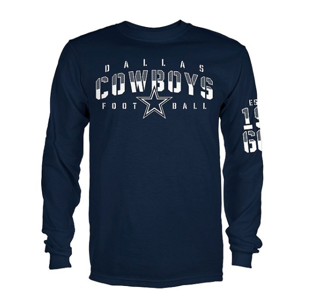 Dallas Cowboys Men's Dorance Long Sleeve T-Shirt