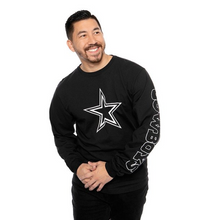 Load image into Gallery viewer, Dallas Cowboys Mens Schaefer Long Sleeve T-Shirt