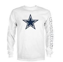 Load image into Gallery viewer, Dallas Cowboys Mens Schaefer Long Sleeve T-Shirt