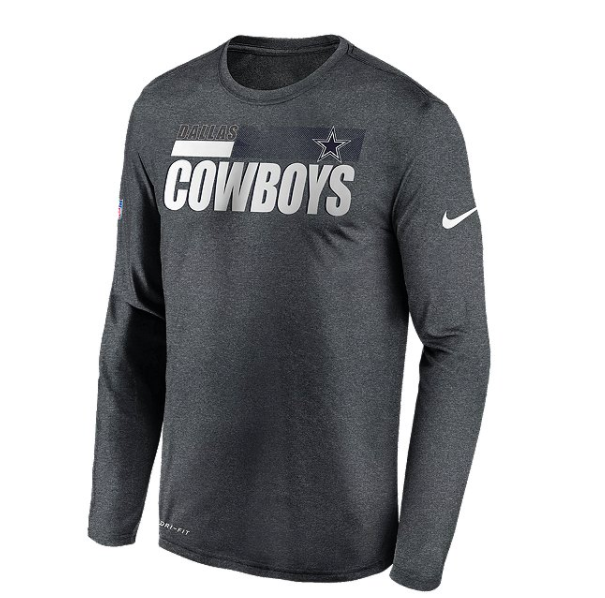 Dallas Cowboys Nike Mens Team Name Legend Sideline Long Sleeve T-Shirt