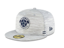 Load image into Gallery viewer, Dallas Cowboys New Era Mens Sideline Dolphin Grey 59Fifty Hat
