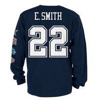 Load image into Gallery viewer, Dallas Cowboys Mens Emmitt Smith #22 Supers Name and Number T-Shirt