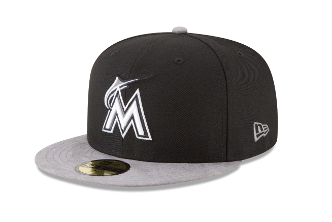 Tonal Choice Fitted Miami Marlins Cap