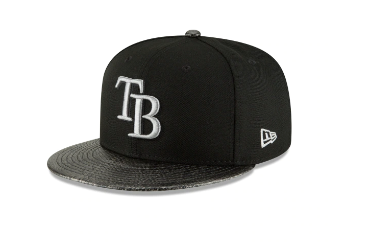 Tampa Bay Rays Snakeskin Sleek Fitted Cap
