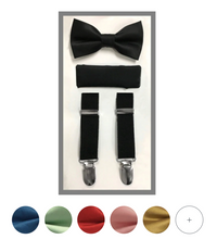 Load image into Gallery viewer, KIDS&#39; Suspender and Bowtie Set