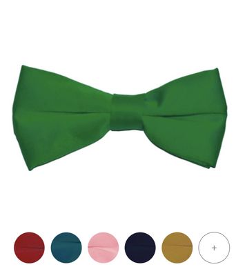 Solid Bow Tie (Available in 53 Colors)