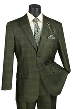 Load image into Gallery viewer, Glen Plaid Three Piece Suit