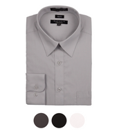 Men's Slim Fit Dress Shirt by Marquis in 30 Colors
