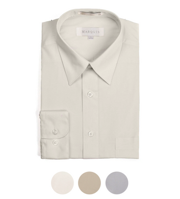 Men's Regular Fit Dress Shirts available in 31 Colors