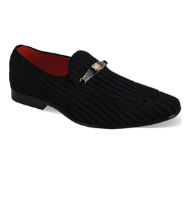 Velvet Slip On Dress Shoe