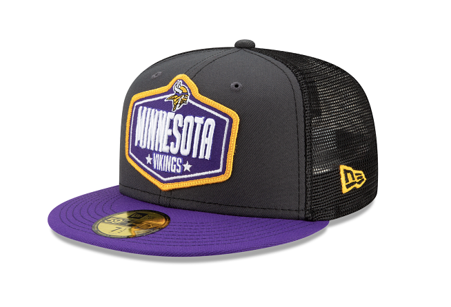 Minnesota Vikings New Era 59Fifty 5950 Fitted Trucker Cap