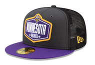 Minnesota Vikings New Era 59Fifty 5950 Fitted Trucker Cap