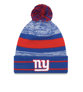 New York Giants Pom Knit Beanie