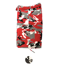 Load image into Gallery viewer, Big Mens Camouflage Cargo Shorts