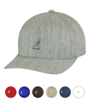 Kangol Wool Flexfit Baseball Cap in 35 Colors