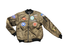 Load image into Gallery viewer, Bomber Flight Jacket with Aviation Patches
