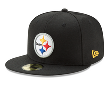 Load image into Gallery viewer, Pittsburg Steelers Fitted Cap