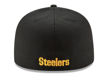 Load image into Gallery viewer, Pittsburg Steelers New Era 59Fifty 5950 Fitted Cap