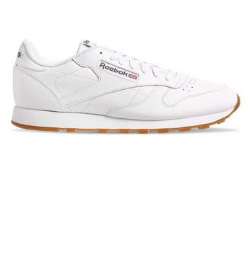 Reebok White Classic Leather Sneaker # 49797