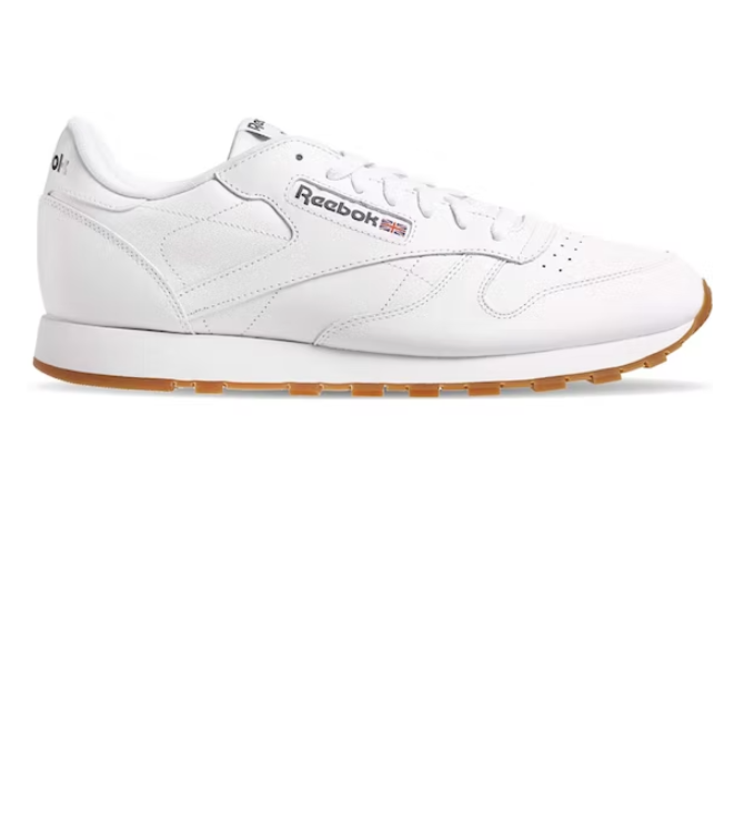 Reebok Intense White Classic Leather Sneaker