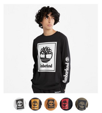 Load image into Gallery viewer, Long Sleeve Stack Logo Tee
