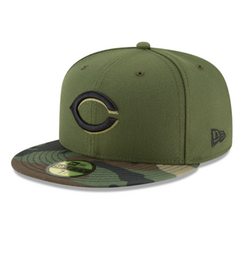 Cincinnati Reds New Era 59Fifty 5950 Low Profile Camouflage Fitted Cap