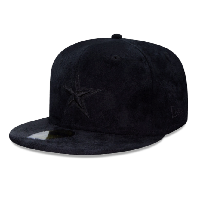 Dallas Cowboys Black on Black New Era 59Fifty 5950 Fitted Cap