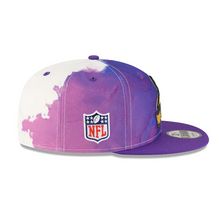 Load image into Gallery viewer, Minnesota Viking Side Line Ink Snapback New Era 9Fifty Hat