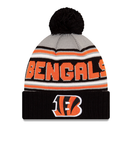 Cincinnati Bengals Pom Knit Beanie