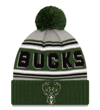 Load image into Gallery viewer, Milwaukee Bucks New Era Knit Cheer Beanie # 60161955