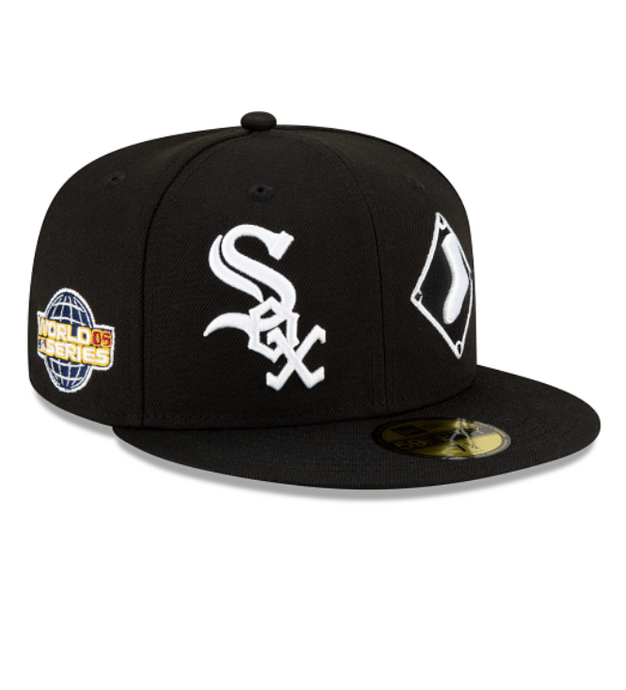 Chicago White Sox Patch Pride Fitted Cap