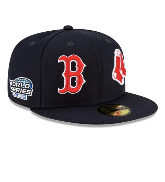 Boston Red Sox Patch Pride Fitted Cap