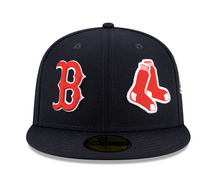 Load image into Gallery viewer, Boston Red Sox Patch Pride Fitted Cap