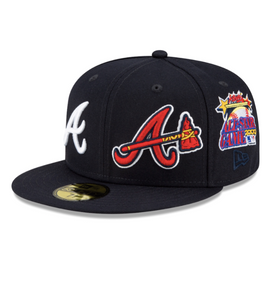 Atlanta Braves Patch New Era 59Fifty Fitted Cap