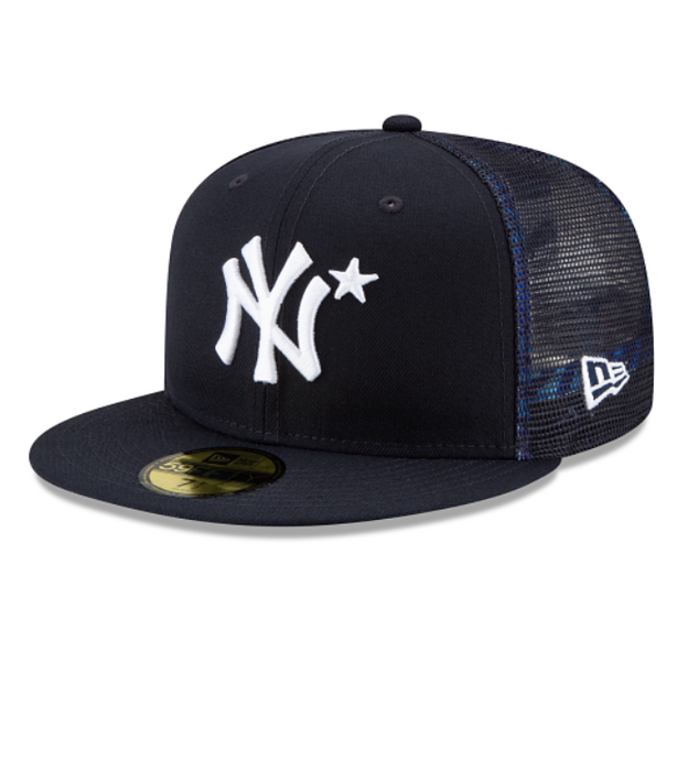 New York Yankees New Era 59Fifty 5950 Trucker Fitted Cap