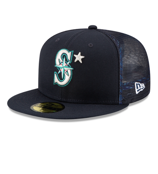 Seattle Mariners Fitted 59Fifty 5950 New Era Trucker Hat