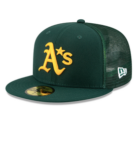 Oakland Athletics Fitted 59Fifty 5950 New Era Trucker Hat