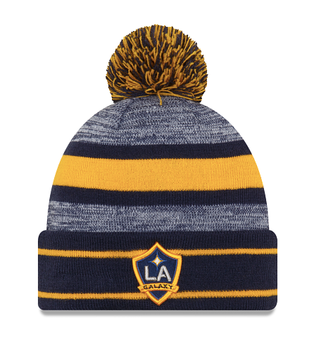 Los Angeles Galaxy New Era MLS Pom Knit Beanie