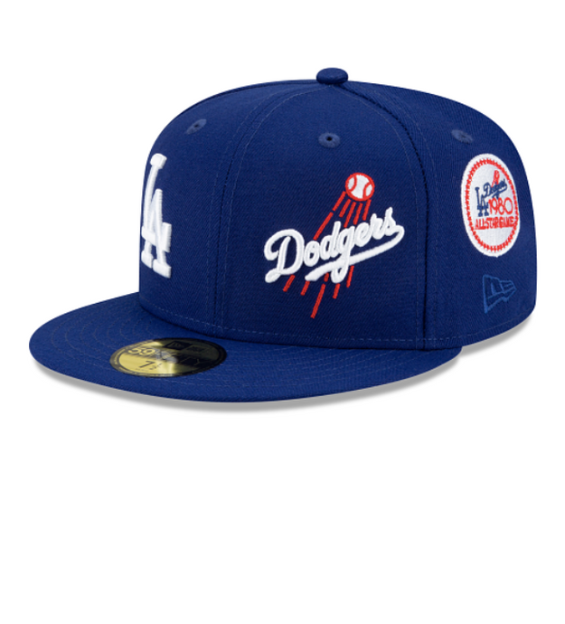 Los Angeles Dodgers Patch Pride 59Fifty LA Dodgers 5950 Fitted Cap