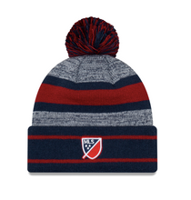 Load image into Gallery viewer, Chicago Fire MLS New Era Pom Knit Beanie