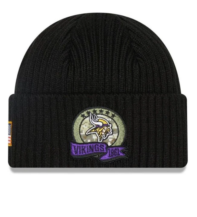 Minnesota Vikings Salute to Service Beanie