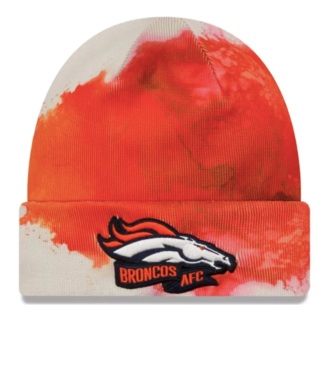 Denver Broncos Sideline Ink Dye Knit Beanie