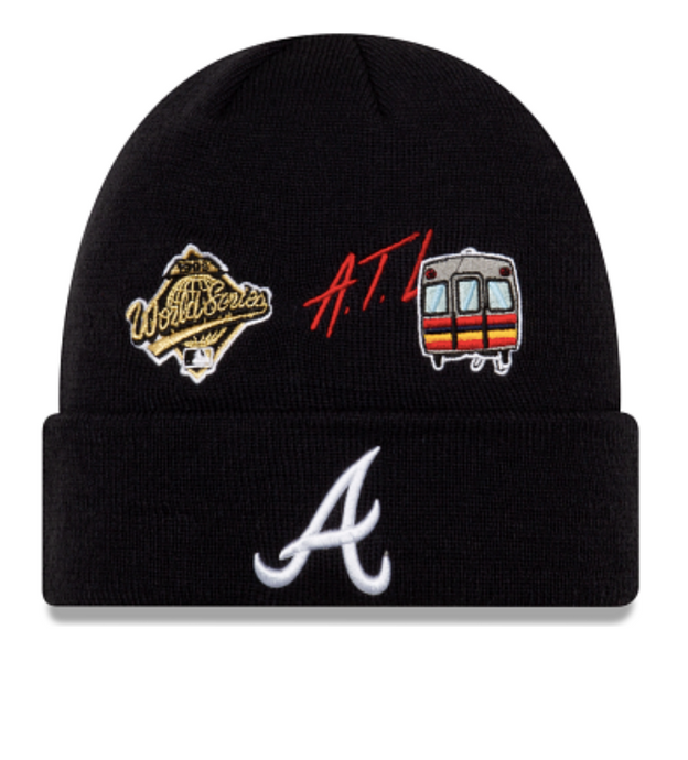 Atlanta Braves New Era Knit Beanie Hat