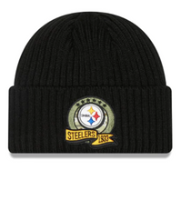Load image into Gallery viewer, Pittsburg Steelers Salute to Service Knit Beanie